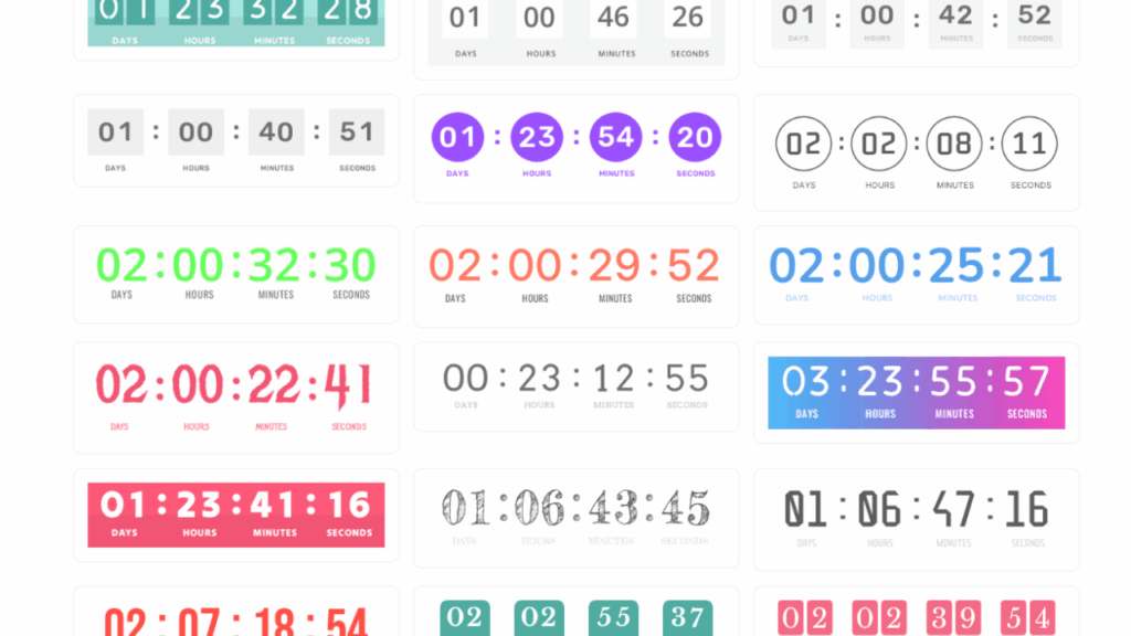 email countdown timer template